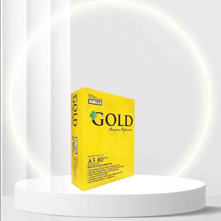کاغذ A5 GOLD وکیوم 80گرم