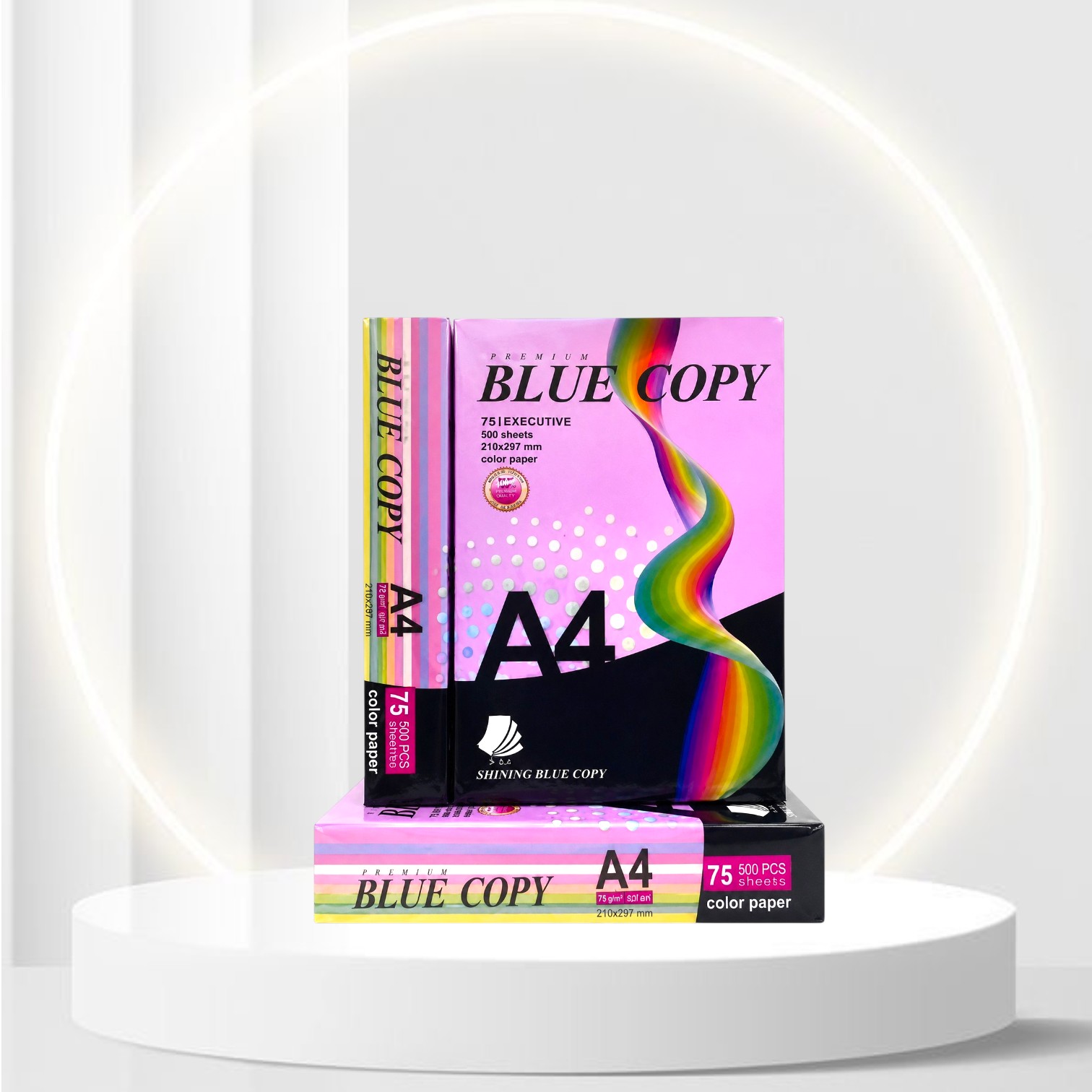 کاغذ رنگی A4 BLUE COPY ده رنگ (75gr)