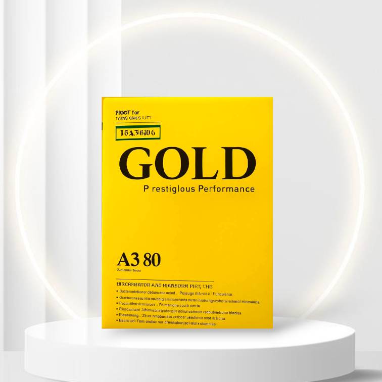 کاغذ A3 gold وکیوم (80gr)